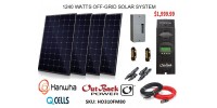 1240 WATTS OFF GRID SOLAR SYSTEM